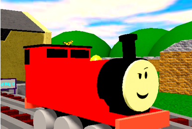 James The Red Engine Thomas Locomotive Blocksworld Vehicle PNG