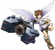 Kid Icarus: Uprising with Crusher Arm