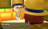 A mii rejecting the confession.