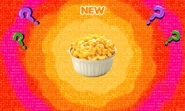 Macaroni and cheese is the revealed item.