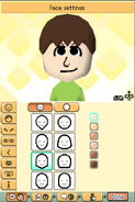 Tomodachi collection (Face Settings)