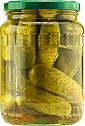 Pickles (Gherkins in European version)