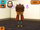 A depressed Mii, showing purple embers in place of a raincloud.