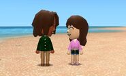 When the player agrees to let these two Miis be together, the couple is happy.