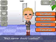 The different styles for confessing.