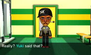 Talking to the other Mii.