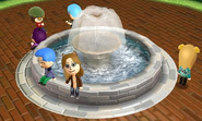 A lot of Miis at the Fountain