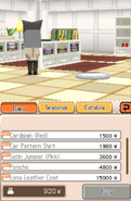 Clothing Shop interior in Tomodachi Collection.