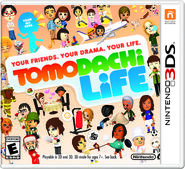 Tomodachi Life North-American box art.