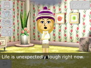 Mii feels upset