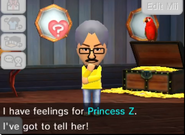 A mii admits they have feelings for another mii.