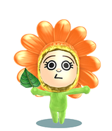 A Mii with the Flower class.