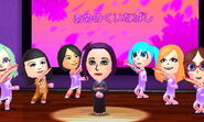 A Mii performing an Enka song.