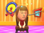 A Mii dizzy from hypnotism