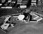 An overhead photo of The Pit.