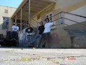 Skaters at Gonz Rail