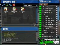 The Tony Hawk's Pro Skater 3 multiplayer lobby on PC.