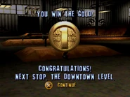 Gold medal won in THPS1