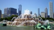 Real Chicago Fountain
