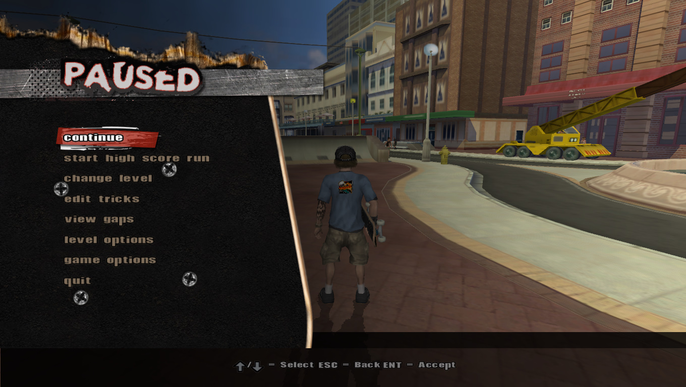 how to set controller bindings for thug 2 pc
