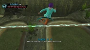 Performing a Lip trick on the Triangle Laser