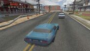 Muscle car in pre-release screenshot.