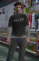 PS2/Xbox/Gamecube version of Bam's outfit, which was overwritten by an earlier version of Bam's outfit shown above.