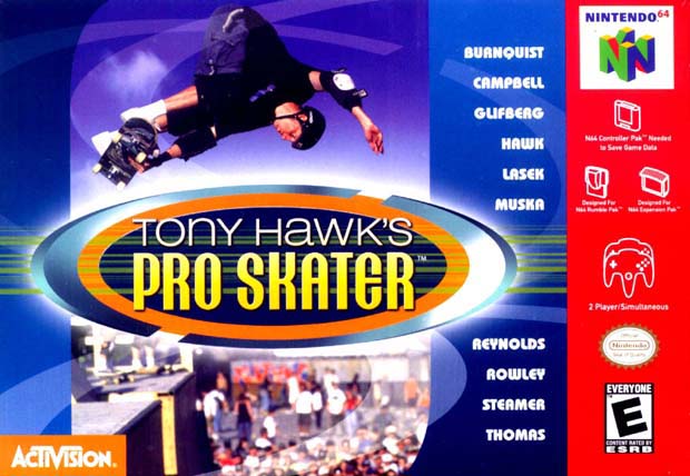 tony hawk pro skater 5 character list