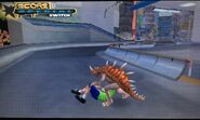 Skater attacked by a Mini-MegaBeast