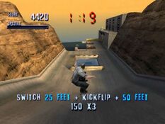 Downhill version on THPS