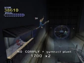 The propeller room in THPS2x, notice Officer Dick in the observation room