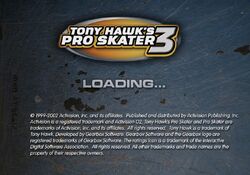 THPS3 loading screen