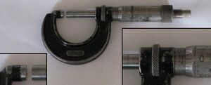 Micrometer with insets