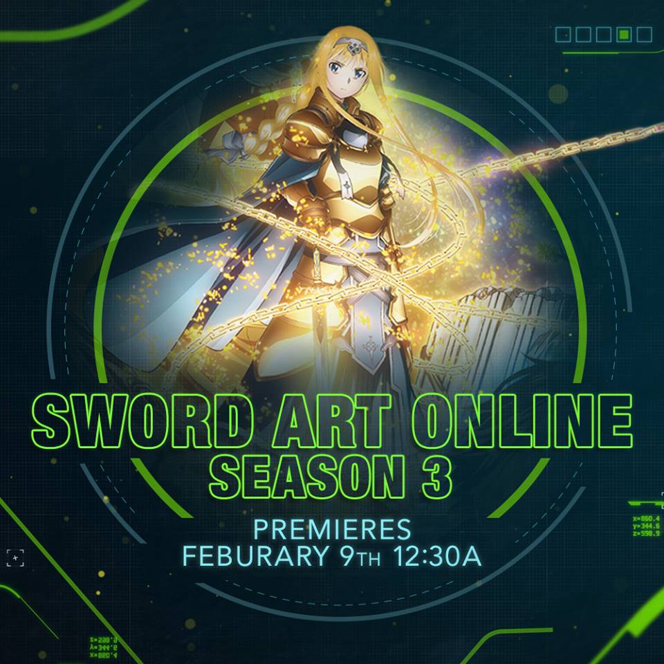 ANIME SWORD ART ONLINE SEA 1-3 +GGO +ALICIZATION DVD ENGLISH DUBBED +FREE  ANIME