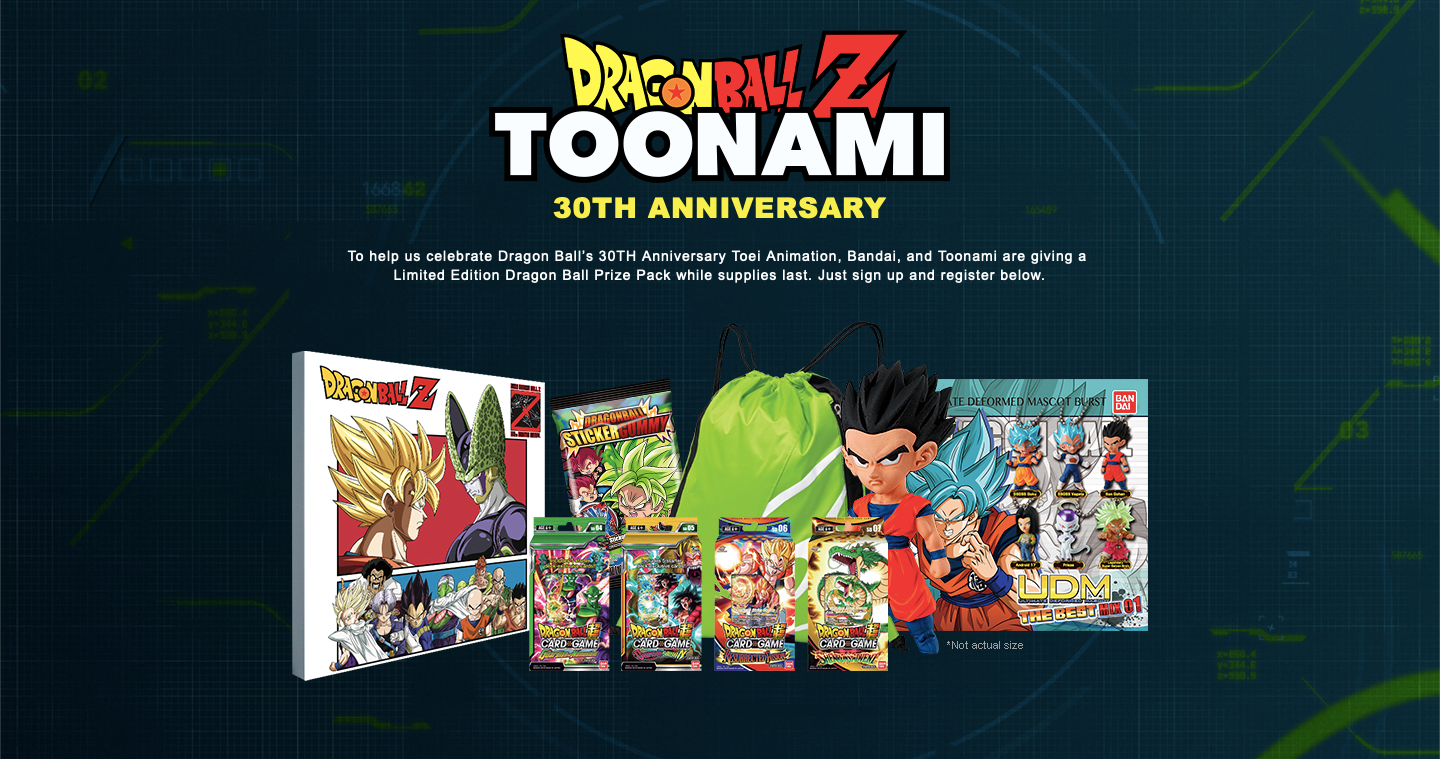 Dragon Ball Z 30th Anniversary Giveaway Toonami Wiki Fandom