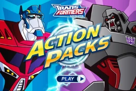 Transformers Animated Action Packs Title Card