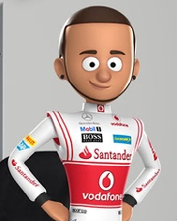 lewis hamilton tooned