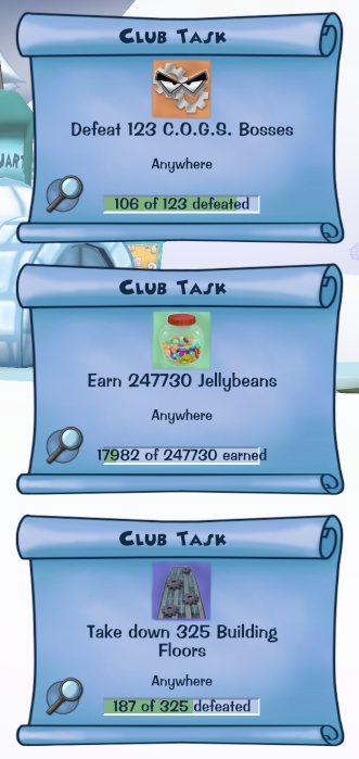 Clubs | Toontown Corporate Clash Wiki | Fandom