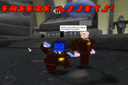 Cold Caller performing Freeze Assets