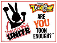 The silhouette resistance icon used in a downloadable Toontown desktop wallpaper.