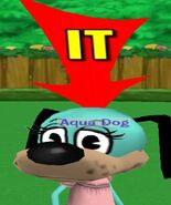 The big-headed toon in Toon Tag is "It"