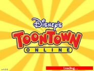 The splash screen for Toontown Online Beta 1 (in this case, this is sv1.0.5)