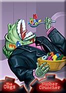 A Number Cruncher Trading Card