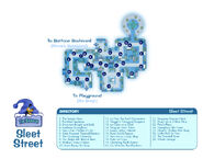 Map of Sleet Street in The Brrrgh