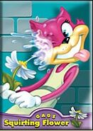 Squirting Flower Trading card