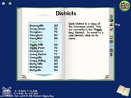 The district page in March 2005, when numbers were shown instead of buttons, and Loonyville was the most popular district.