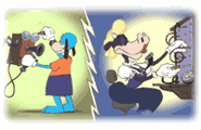 An illustration of Clarabelle running the Cattlelog from one of Toontown Online's backstage website posts.