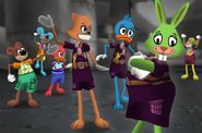 Toon Resistance wearing the Sellbot Smasher outfit.