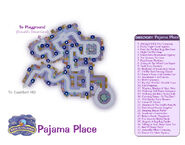 Map of Pajama Place in Donald's Dreamland