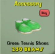 Greentennisshoes